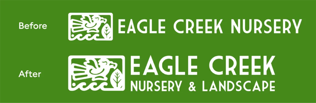 eagle creek before after logo